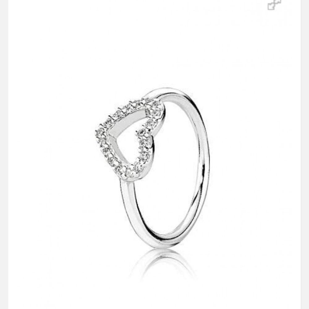 Pandora open heart ring
